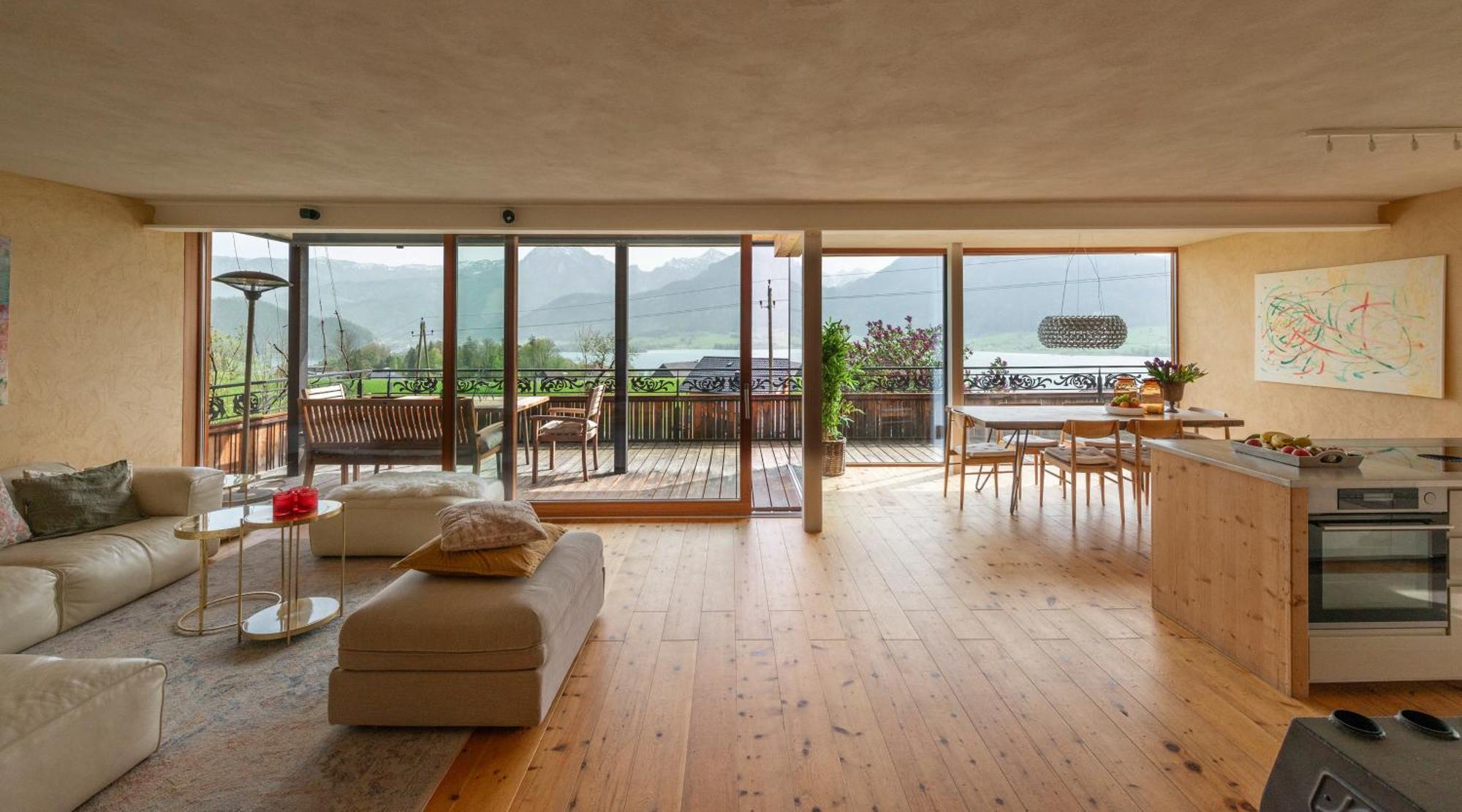 The View Apartment Sankt Wolfgang im Salzkammergut ภายนอก รูปภาพ
